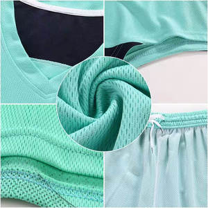 Nouvelle conception, uniformes de basket-ball grande taille, vêtements de basket-ball très vendus, séchage rapide, impression par transfert thermique, ensemble uniforme antibactérien - Product Image 6