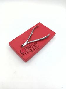 Cortauñas Profesional de Acero Inoxidable Plateado de Alta Calidad con Punta Afilada y Logotipo Personalizado, Instrumento de Belleza - Product Image 6