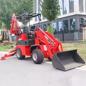 รถตักดิน4x4ของจีนใหม่ขนาดเล็ก06-10ขนาดกะทัดรัดปลายด้านหน้ามินิแบคโฮตักดินแกนเครื่องยนต์เกียร์สำหรับขาย - Product Image 2