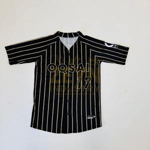 Maillot de baseball à manches courtes léger et à séchage rapide personnalisé, sublimation polyester, service OEM pour équipe - Product Image 4