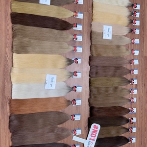 Best Selling Vietnamese Raw Human Bulk Hair Straight Extensions Soft Silky No <b>Tangle</b> - Product Image 5