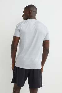 T-shirt à col rond coupe ajustée pour hommes T-shirts légers et respirants - Product Image 4