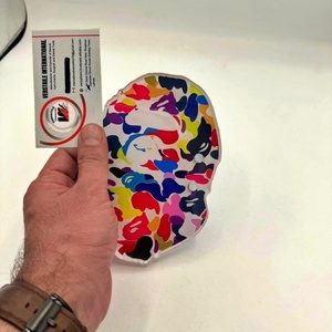 Outil d'extension de cils magnétique en acrylique à motif arc-en-ciel, marque privée, écologique, réutilisable, forme carrée, diamant, cœur - Product Image 4