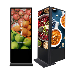 32 Inch Đến 65 Inch Màn Hình Duy Nhất Hai Mặt Lcd Quảng Cáo <span class=keywords><strong>Kiosk</strong></span> Màn Hình Cảm Ứng Wifi Kỹ Thuật Số Biển <span class=keywords><strong>Totem</strong></span> - Product Image 1