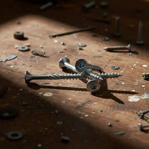 Tornillos para Madera de Acero al Carbono de Grado Industrial Clase 4.8 6.8, Métricos/Pulgadas, con Cabeza Avellanada Torx, Recubrimiento de Zinc y Níquel, Rosca Gruesa - Product Image 1