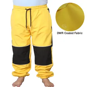 Pantalon de ski jaune personnalisé pour hommes imperméable et respirant style baggy pantalon de snowboard coupe-vent vêtements de neige pour l'hiver salopette de neige chaude