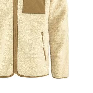 Veste d'échauffement de lutte avec fermeture éclair sur le devant et conception personnalisée pour une utilisation en équipe athlétique - Product Image 3