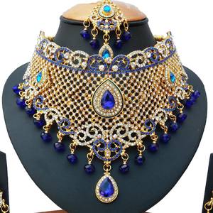 Juego de Joyas de Novia Chapadas en Oro con Circonita y Cobre Real Indio para Mujer, Elegancia Tradicional para Fiestas, Acabado Regio - Product Image 2