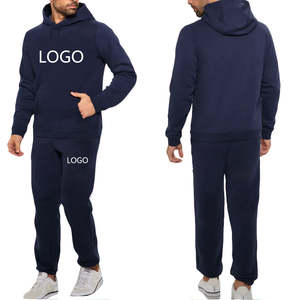 Ensembles de survêtements à capuche S-XXXL pour hommes Survêtement en polaire Pantalon de jogging pour l'automne et les sports d'hiver - Product Image 1