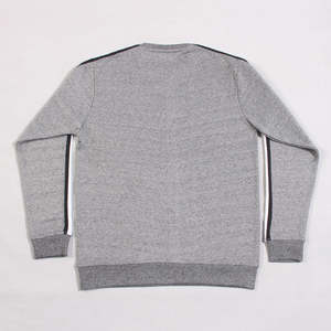 Sweat-shirt d'hiver à col rond pour homme KOEN, 100% coton, anti-rétrécissement, motif uni brodé, longueur longue, taille XL, couleur anthracite - Product Image 2