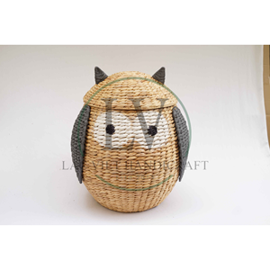 Nouvelle arrivée panier de fleurs en osier écologique meilleure vente panier de jacinthe d'eau naturelle produit à usage domestique directement du Vietnam - Product Image 5