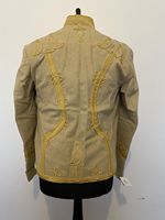 Tunique de style uniforme de hussard napoléonien tressée dorée brodée Pelisse Jimi Hendrix veste pour homme