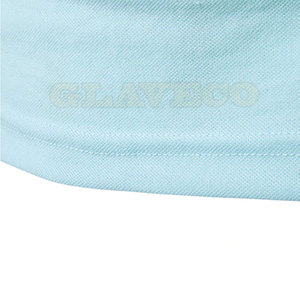 Vente chaude T-shirts pour hommes sur mesure - Tissu tricoté Vêtements décontractés Couleur unie Séchage rapide Manches courtes - Product Image 2