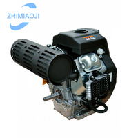 محرك بنزين متعدد الأسطوانات CSJHPSS 16.8/3600 طراز R740D بعمود أفقي ونظام OHV وبدء تشغيل كهربائي وتبريد مائي جديد