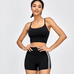 Survêtement pour femmes Combinaison à blocs de couleurs Combinaison de yoga Sportswear pour femmes Gym Set Sports Fitness Rompers Female Push Up Workout Bodysuit - Product Image 3