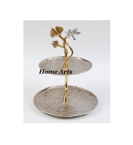 Admirable Design En Acier Inoxydable Gâteau Stand Premium Qualité Forme Ronde Bonbons Chocolats Stand En Vrac - Product Image 3