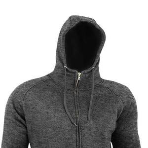 Venta al por mayor diseño en blanco logotipo personalizado bordado impreso 100% Material manga larga de algodón Casual ropa de invierno Zip up sudaderas con capucha básicos - Product Image 3