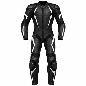 Traje de Cuero Profesional para Motociclismo con Características de Seguridad para Pistas y Eventos de Carreras de Motos, Tallas Grandes Disponibles - Product Image 3
