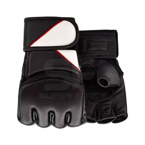 Cómodos guantes MMA con diseño de dedo abierto para artes marciales y entrenamiento físico Guantes MMA PU Premium - Product Image 6
