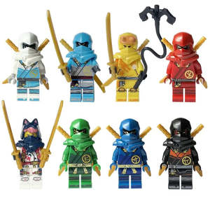 For Lego Ninjago 8 Plastic Figurines <b>Building</b> <b>Block</b> Set Cartoon Educational Action DIY Model Toy - Product Image 6