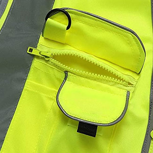 Chaleco de seguridad de alta calidad hecho con el mejor material para trabajadores Chaleco de seguridad de alta visibilidad con logotipo y diseño personalizados propios - Product Image 3