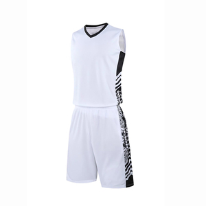 Vêtements de sport, dernier design, respirant, séchage rapide, 100% polyester, logo personnalisé, couleur unie, uniforme de basket-ball, équipe personnalisée - Product Image 2