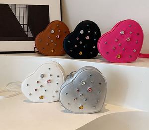 กระเป๋าสะพายไหล่แฟชั่นผู้หญิงหนัง PU รูปหัวใจ - Product Image 1