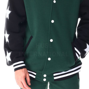 Nouvelle Veste Teddy Homme 2024 en Toile de Haute Qualité, Coupe Slim, Style Hip Hop, pour l'Hiver, avec Broderie de Logo Personnalisé, pour le Monde des Affaires - Product Image 6