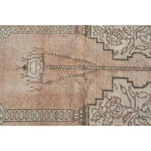 Classique Beige traditionnel 2.7 X 3.8ft Vintage tapis turc Patchwork motif laine Latex support Rectangle couloir Style 10mm - Product Image 5