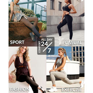 Leggings para Mujer Serene Motion, Tejido Elástico Flexible, Textura Suave, Sensación Transpirable, Cintura Alta, Comodidad Diaria, Confección Duradera - Product Image 3