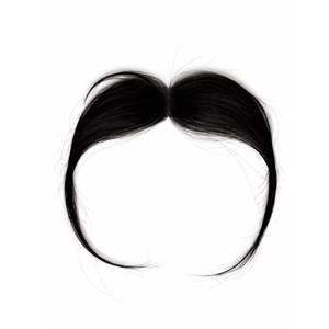 Patch de couverture pour cheveux clairsemés à l'avant, base en dentelle 2,5x1,5 pouces, ligne de cheveux naturelle, couverture du front, 100% cheveux humains, noir naturel, DIY - Product Image 4
