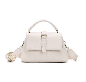 Borsa a Tracolla e Borsetta in PU con Motivo Lichee, Due Cinghie e Fodera in Poliestere per Donne - Product Image 5