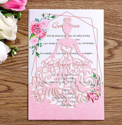 Paillettes roses