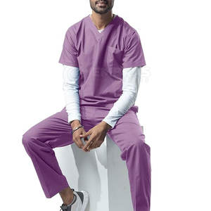 Uniforme médico más vendido Material duradero para uso en exteriores Uniformes hospitalarios en stock - Product Image 4