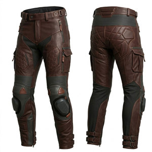 Wholesale <b>Plus</b> <b>Size</b> <b>Leather</b> Riding Apparel Men High Quality Durable Breathable Full Sleeve Customizable All Seasons Motorbike - Product Image 1
