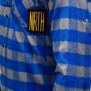 Camisa de franela para hombre con estampado de diseño personalizado de alta calidad Camisa de sublimación de punto informal de manga larga - Product Image 5