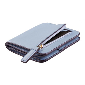 2024 Women's High-End Luxury <b>Genuine</b> <b>Leather</b> <b>Wallet</b> with RFID Zipper Closure Purse Long Lady Style Cash Handmade Logo Pattern - Product Image 3