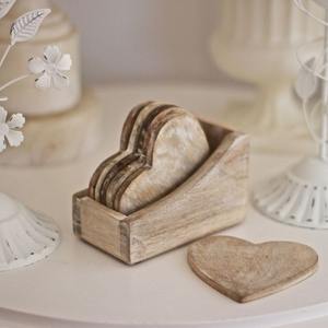 Juego de Posavasos de Madera Ecológicos con Color Personalizado y Diseño Moderno para Decoración del Hogar - Product Image 4