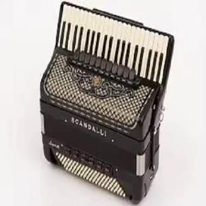 Accordéon noir pour piano Scandalli Super VI Extreme - Product Image 3