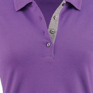 Polos de algodón de poliéster para mujer con logotipo Uniforme Deportes de algodón de manga larga Polo de golf Camiseta de manga corta para mujer - Product Image 5