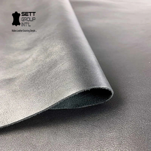 OEM ของแท้หนังวัวสีดำเงาหนา0.9-1.3มม. สำหรับโซฟากระโปรงหนังลูกวัวผิวสีแทน - Product Image 2