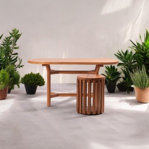 Mesa de Centro Maldive WT001, Fabricada en Madera de Teca Natural, Combina Perfectamente el Estilo Japandi con un Diseño Minimalista - Product Image 2