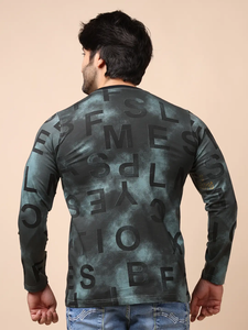 Camiseta de cuello de manga larga de algodón 100% de primera calidad, negra, elegante, cómoda, duradera, ecológica, transpirable, armario de secado rápido - Product Image 6