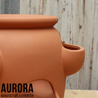 Vente directe usine – Pot de fleurs minimaliste en terre cuite avec trou de drainage pour plantes de jardin – Écologique et emballage personnalisé