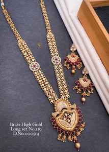 Conjunto largo chapado en oro de diseñador para mujer - Product Image 6