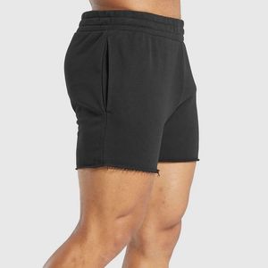 Haute qualité hommes Stretch Micro élastique-cordon taille suédé coton éponge noir poche Shorts décontracté respirant court - Product Image 2