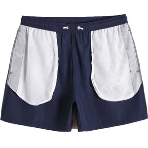 กางเกงว่ายน้ำขาสั้นออกกำลังกายสำหรับผู้ชายกางเกงว่ายน้ำสีทึบสำหรับเล่นกีฬาชายหาดเล่นฟิตเนสวิ่งออกกำลังกายในวันหยุด - Product Image 6