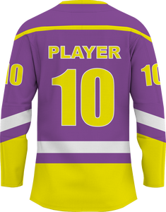 OEM Sportswear Maillot de hockey sur glace Broderie personnalisée Sublimation Chemise de hockey en maille respirante - Product Image 6