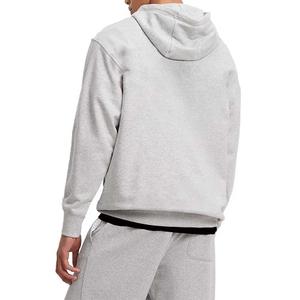 Pull à capuche 100% coton pour hommes, style basique avec impression de logo, hiver, direct usine OEM - Product Image 4