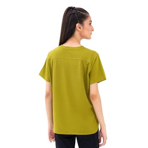 Nuevo diseño de camiseta de mujer de manga corta Casual cuello redondo transpirable de buena calidad mujer Jogging Camiseta cómoda ropa activa - Product Image 2